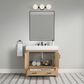 37B Alanya 36" Single Bathroom Vanity in Warm Oak with White Composite Stone Top, , large