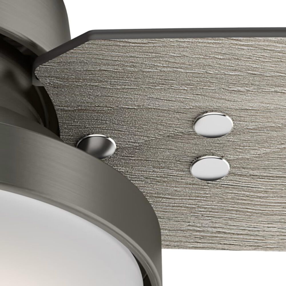 Hunter Sentinel 44&quot; Ceiling Fan with LED Lights in Brushed Slate, , large