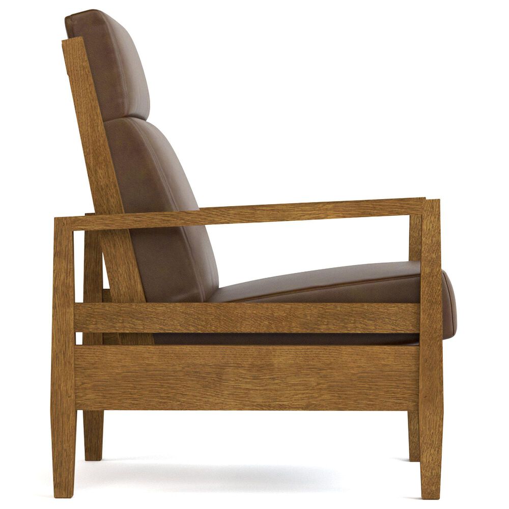 Stickley Furniture Surrey Hills Push Back Recliner in Morganton Cola, , large