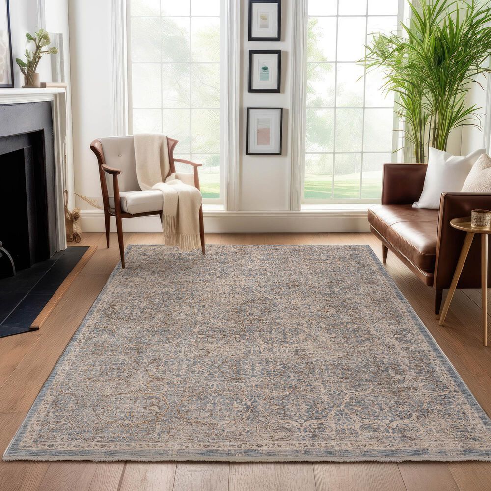 Dalyn Rug Company Vienna VI7 7&#39;10&quot; x 10&#39; Denim Area Rug, , large