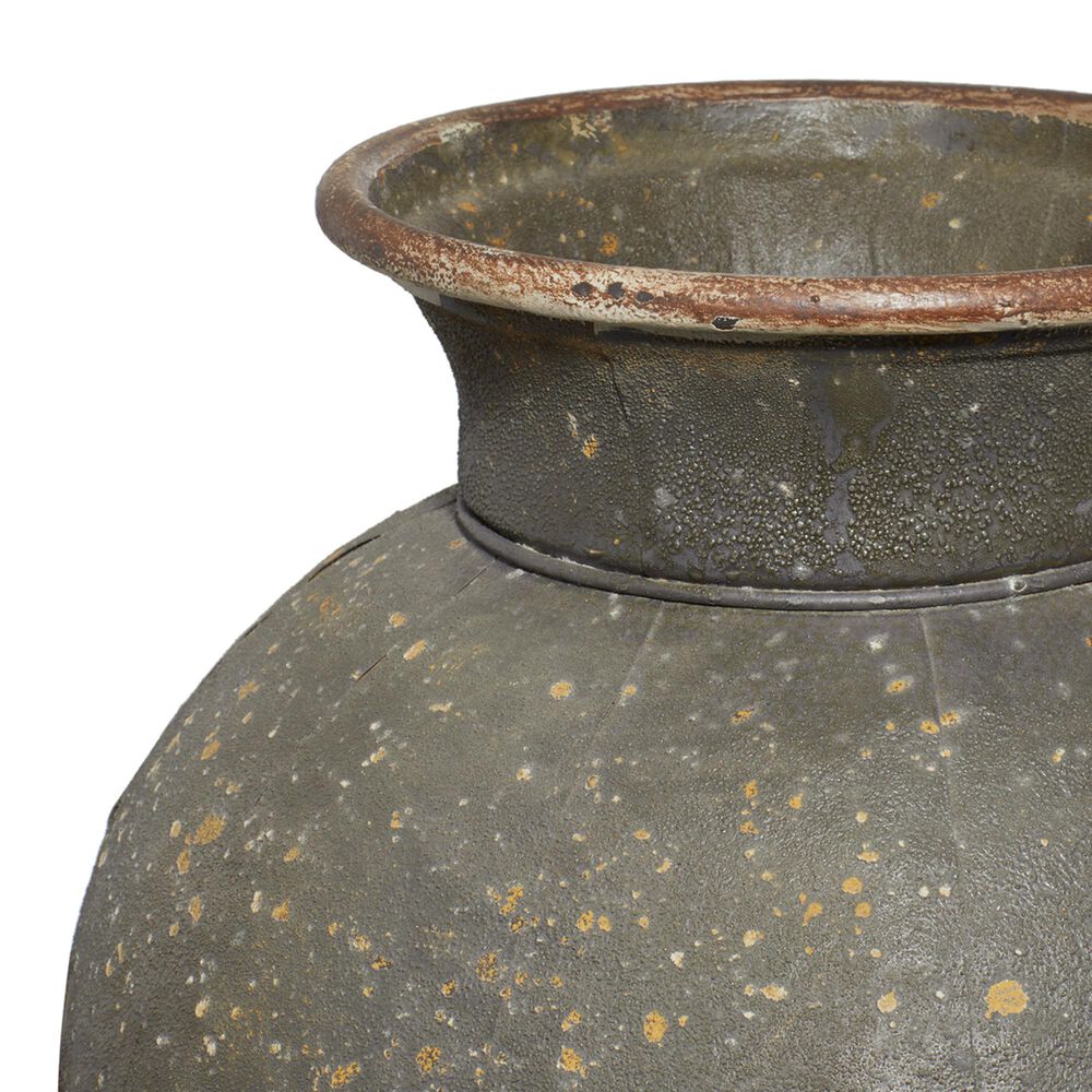 Maple and Jade Rustic Vase in Distressed Brown &#40;Set of 3&#41;, , large