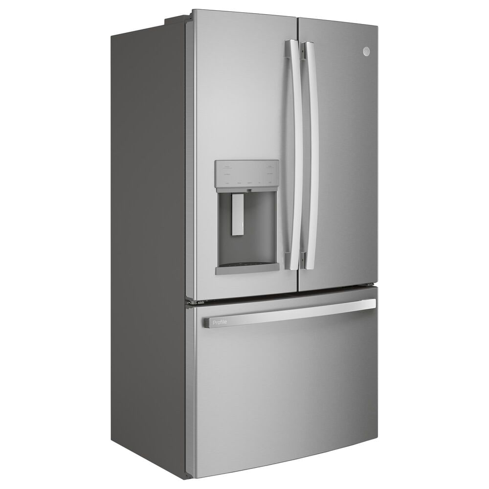 GE Profile 27.7 Cu. Ft. French-Door Refrigerator with Hands-Free AutoFill in Fingerprint Resistant Stainless Steel, , large