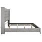 New Heritage Design Huxley Queen Upholstered Bed in Gray, , large