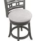 New Heritage Gia 24" Swivel Counter Stool in Gray, , large