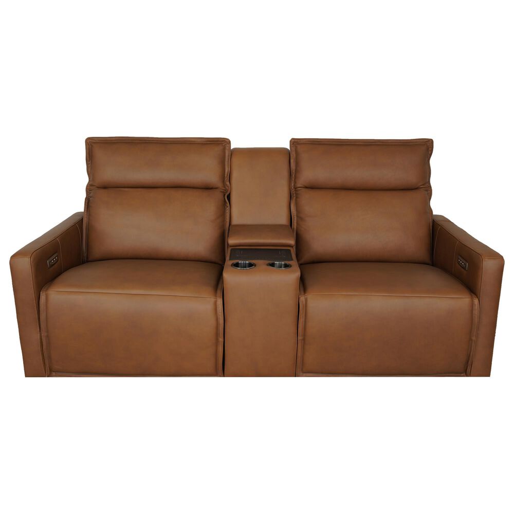 Aurora Furnishings Malta Power Zero Gravity Reclining Loveseat with Vibration in Bourbon, , large
