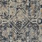 Feizy Kaia 3" x 12" Navy and Beige Runner, , large