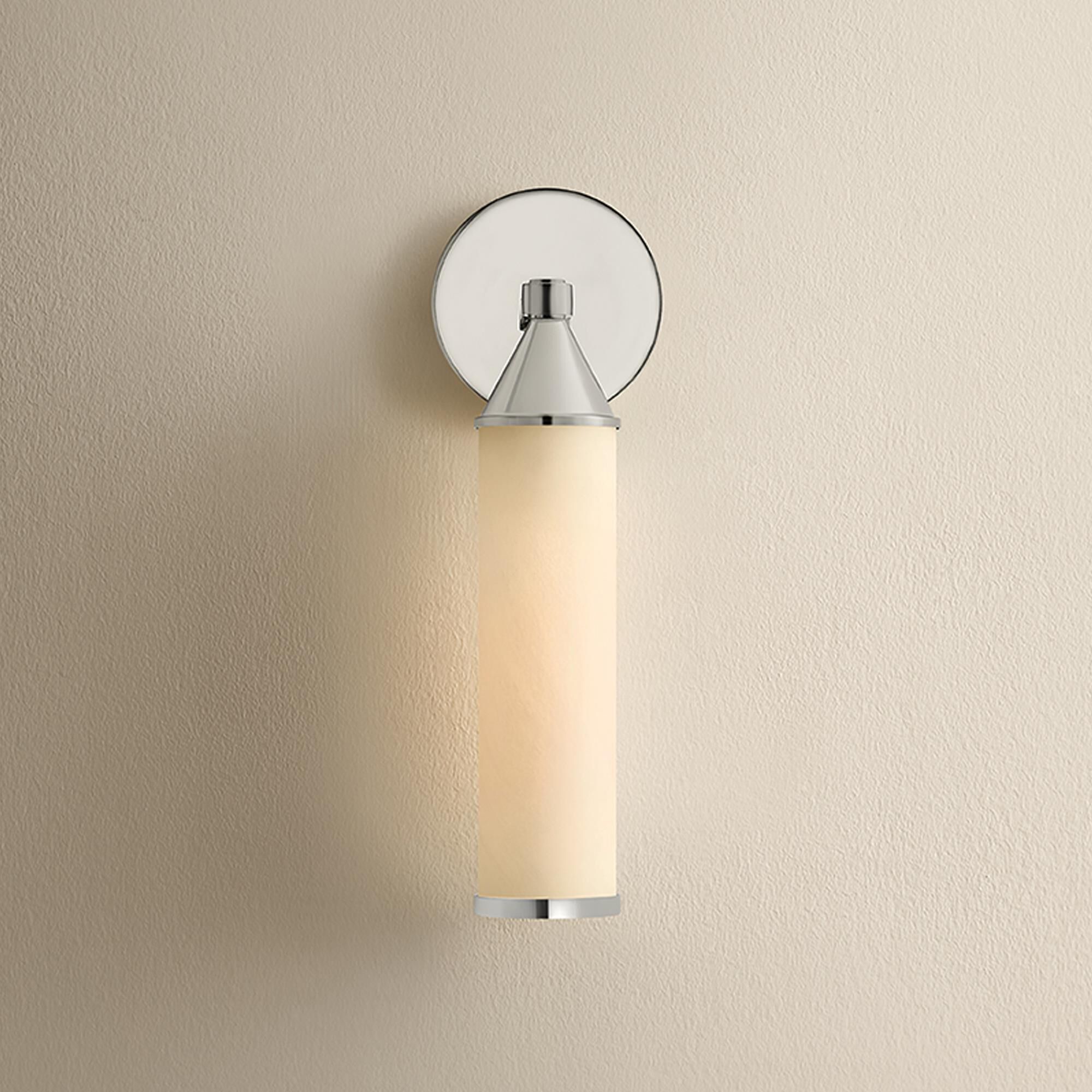 Mitzi Lighting Zinnia 1-Light Wall Sconce in Polished Nickel