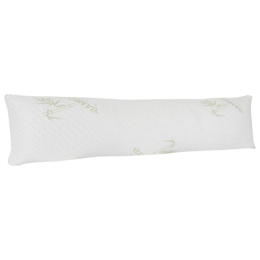 Timberlake Lavish Home Memory Foam Charcoal Body Pillow, , large