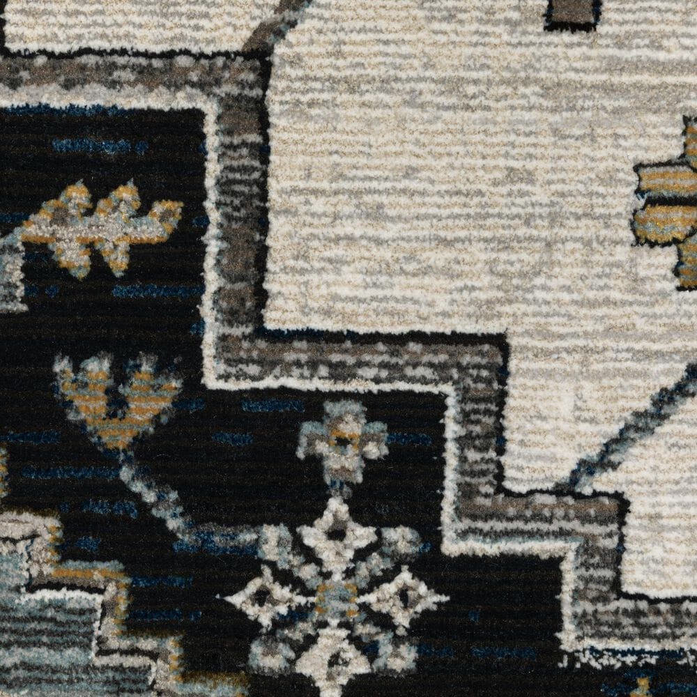 Oriental Weavers Keira Blue and Grey 9&#39;10&quot; x 12&#39;10&quot; Area Rug, , large