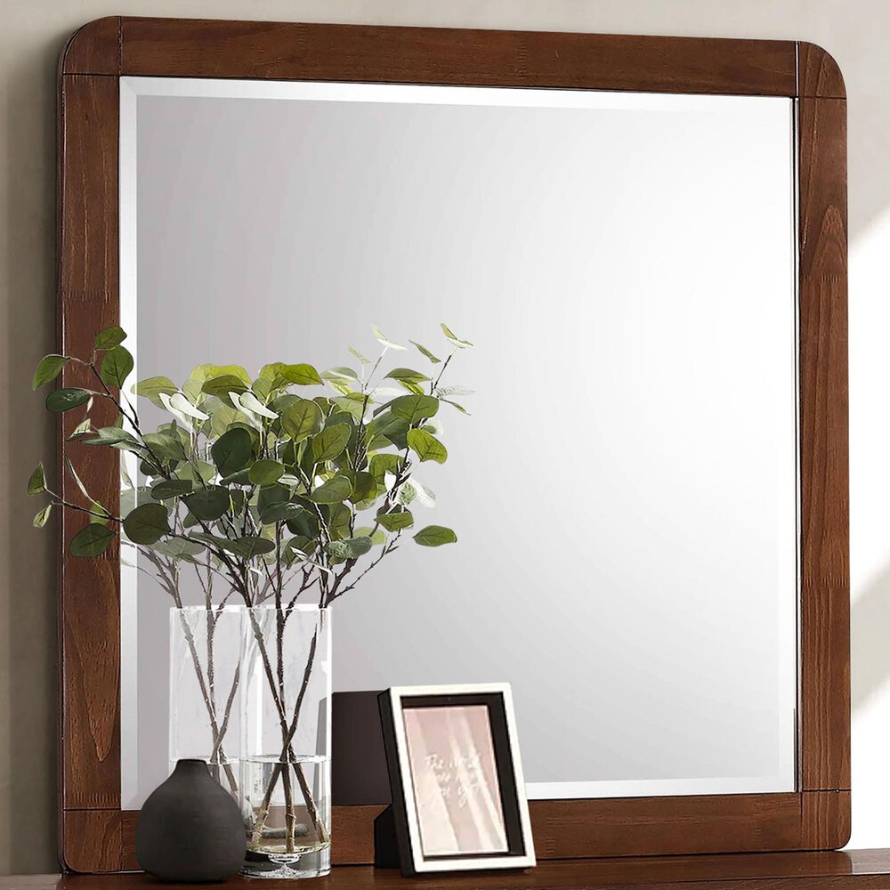 Pacific Landing Robyn Dresser Mirror in Dark Walnut, , large