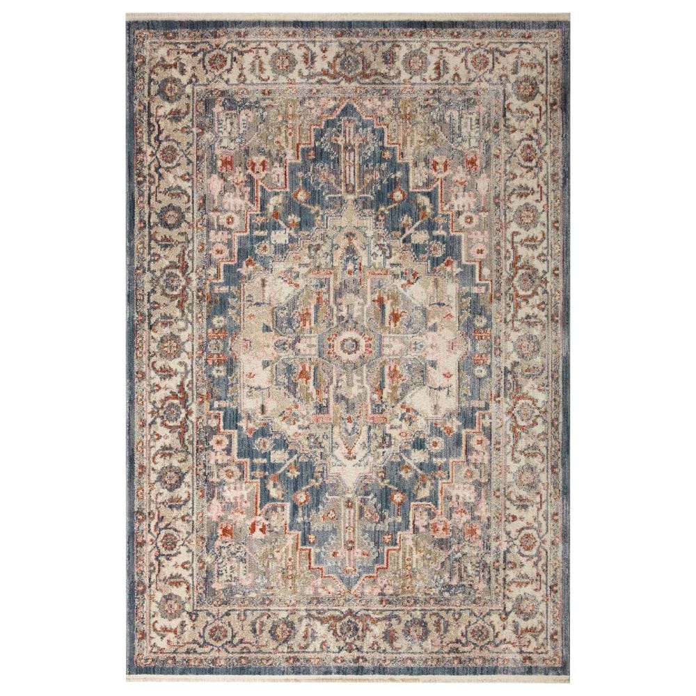 Magnolia Home Janey JAY-03 2"7" x 4" Indigo Area Rug, , large