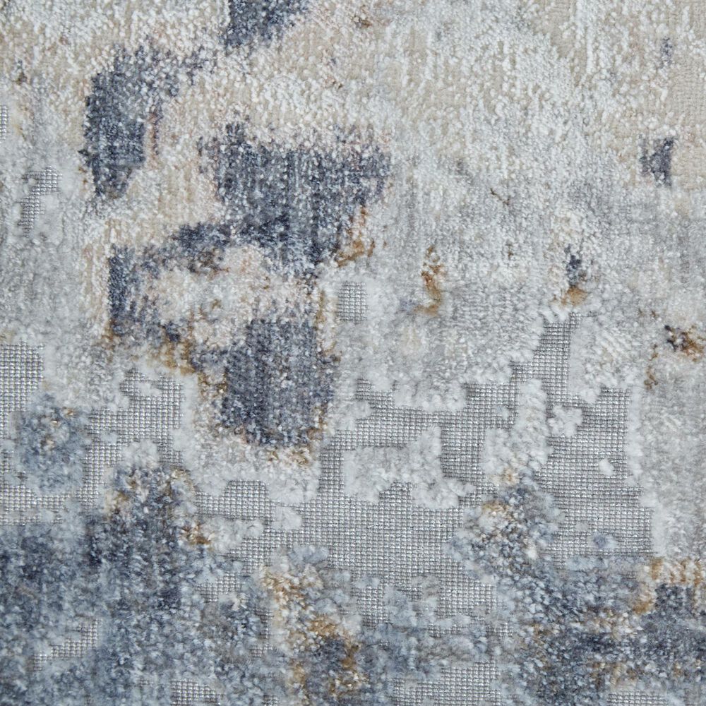Feizy Laina 2&#39; x 3&#39; Blue and Ivory Area Rug, , large
