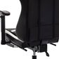 Furniture of America Felix Gaming Chair in White and Black, , large