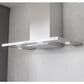 Zephyr Modena 36" Wall Mount Chimney Range Hood in Stainless Steel, , large