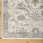 Surya Dresden White, Medium Gray, Gray, Light Slate, Denim and Mustard 9" x 12"2" Area Rug, , large
