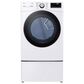 LG 7.4 Cu. Ft. Front Load Gas Dryer with TurboSteam in White, , large