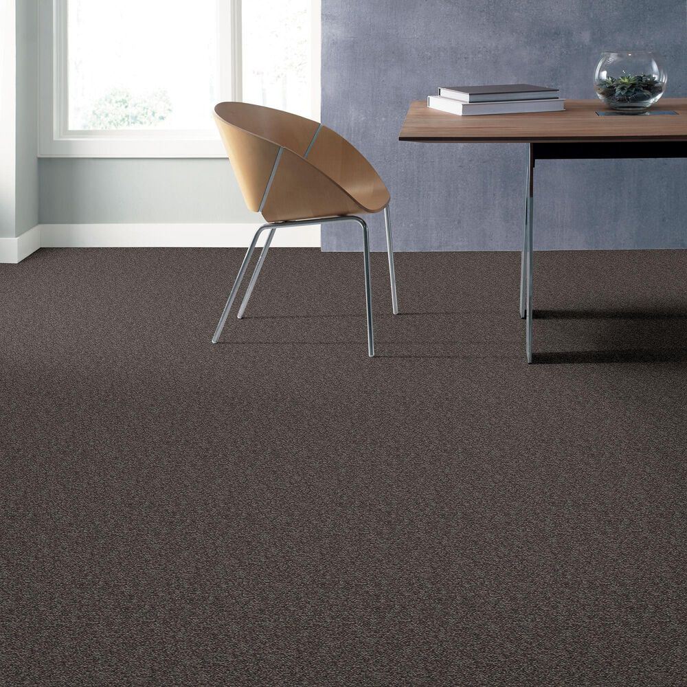 Shaw Simply the Best Cabana Life Solid Carpet in Steel, , large