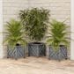 Timberlake 14.75" Lattice Design Planter Box in Gray, , large