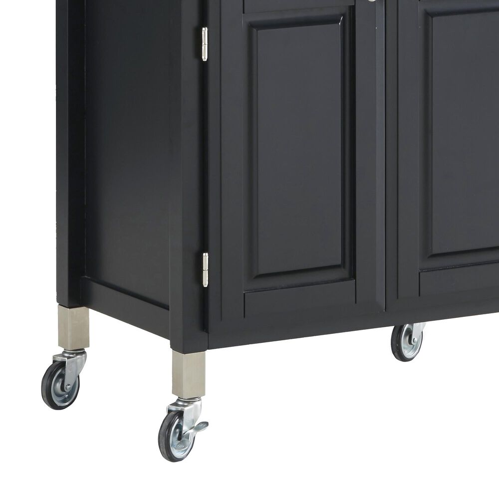 Homestyles Dolly Madison Kitchen Cart in Black, , large