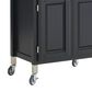 Homestyles Dolly Madison Kitchen Cart in Black, , large