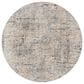 Surya Cardiff CDF-2301 Light Gray, Charcoal, Light Beige, Tan and Dark Blue 6"7" Round Area Rug, , large