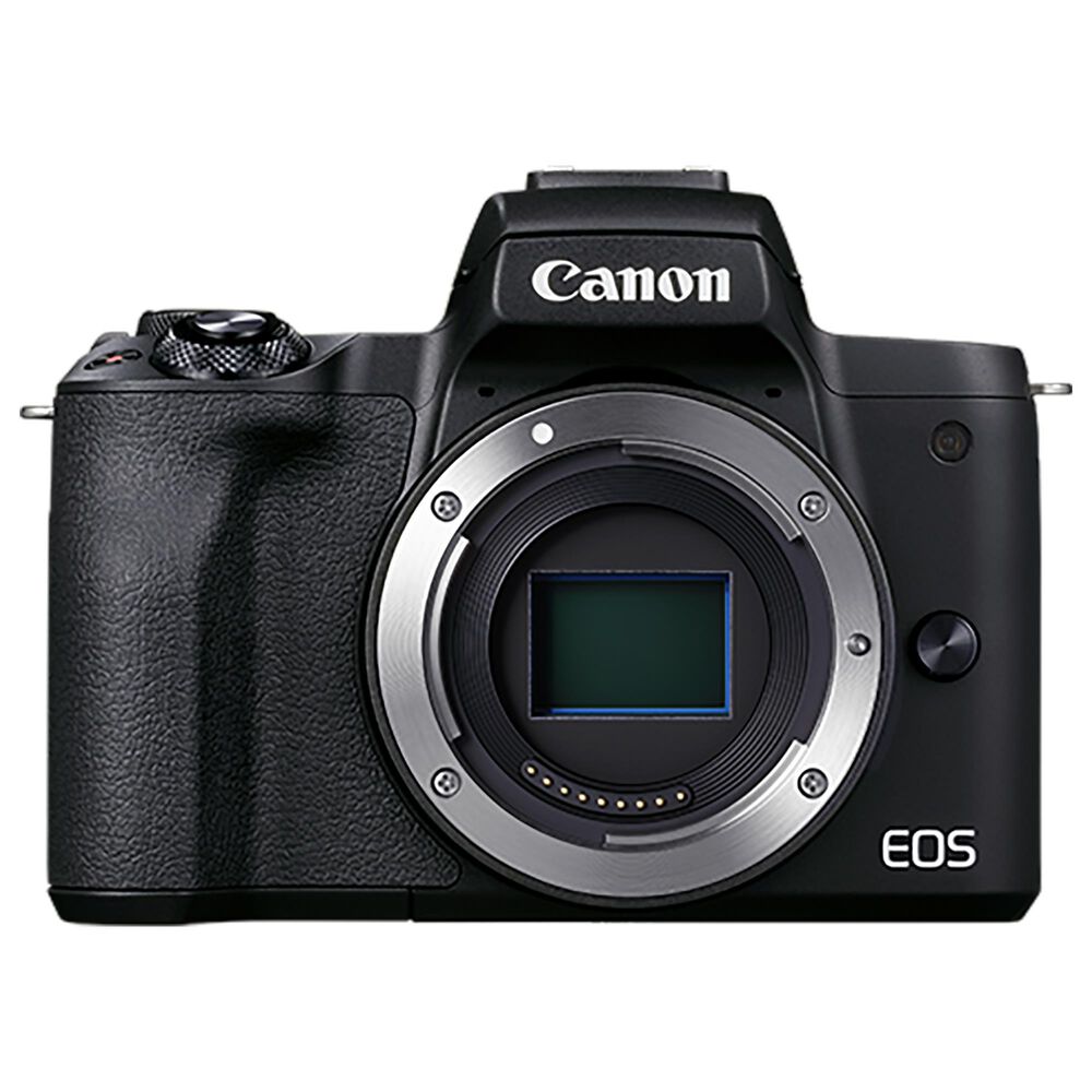 Canon EOS M50 Mark II Mirrorless Camera with EF-M 15-45mm f/3.5-6.3 IS STM Content Creator Kit in Black, , large