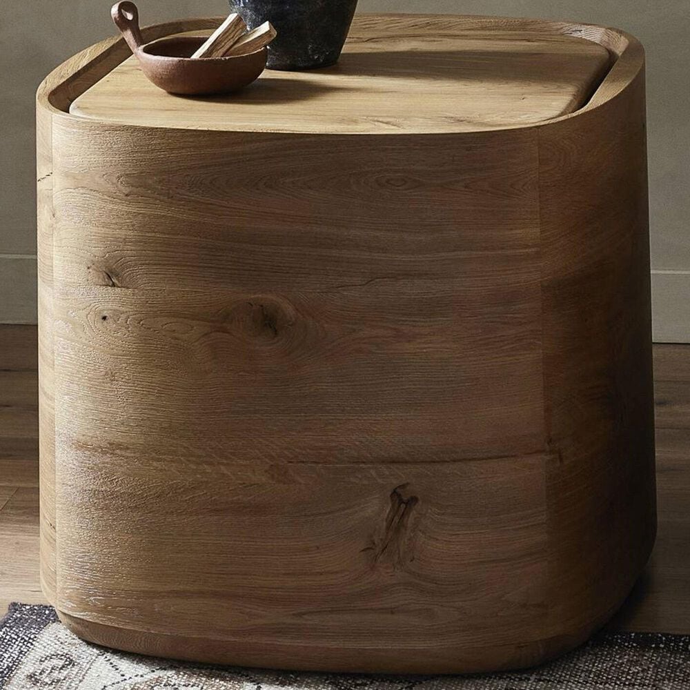 Four Hands Leandro End Table in Natural, , large