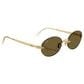 Rayban Glasses A$AP Rocky Sunglasses with Dark Brown Lenses in Polished Arista Gold, , large
