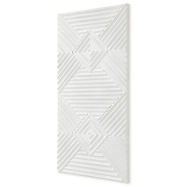 Uttermost Nexus 48" x 24" Wall Decor in White Washed, , large