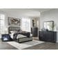 Millenium Rowanbeck 4-Piece Queen Bedroom Set in Black, , large