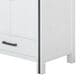 Lexora Home Ziva 30" Single Bathroom Vanity in White with 2 cm White Quartz Top and Rectangular Sink, , large
