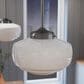 Hunter Saddle Creek 10" 1-Light Pendant with White Shade in Noble Bronze, , large
