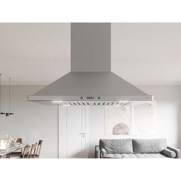 Zephyr Napoli 42" Island Range Hood in Stainless Steel, , large