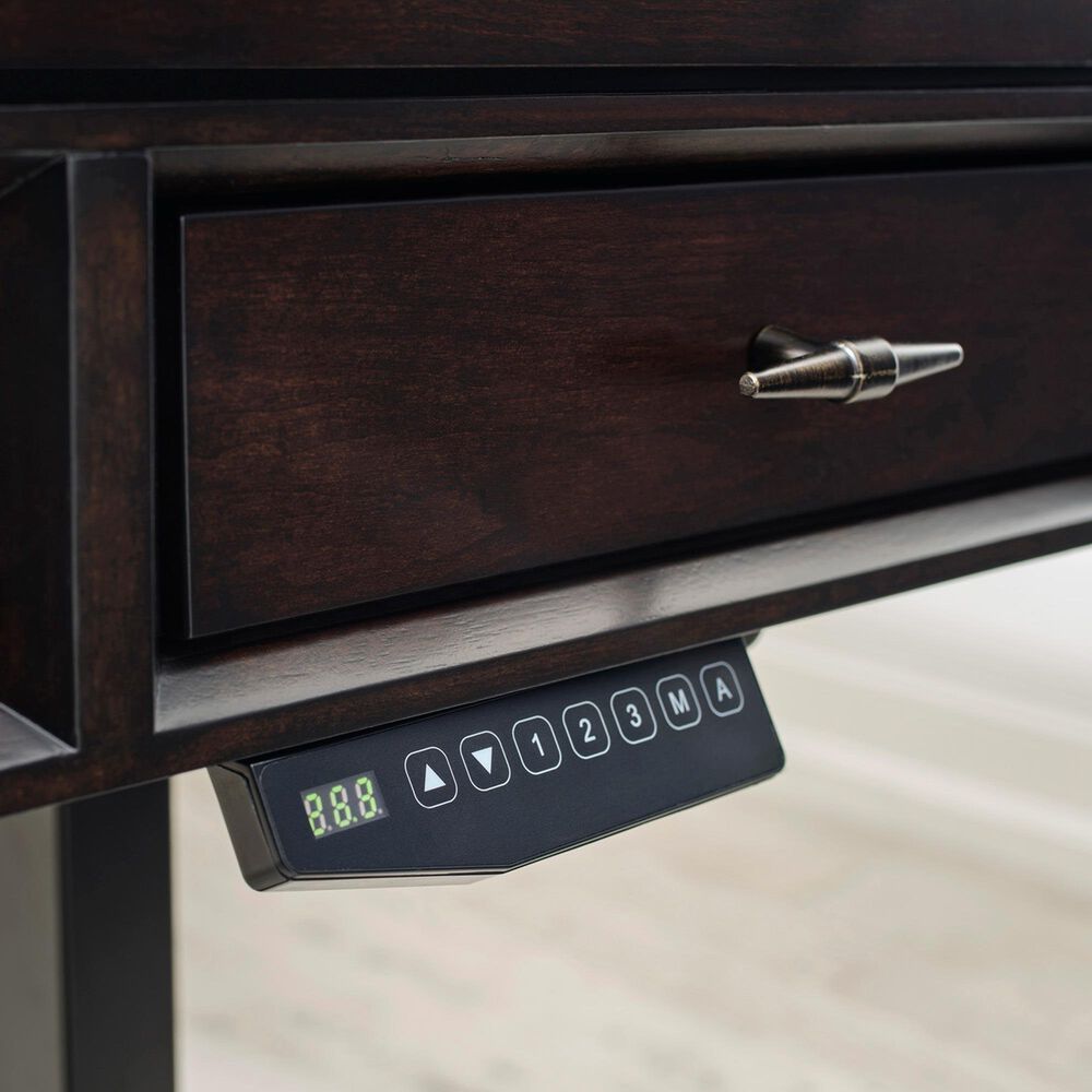 Riva Ridge Sutton 60" Lift Desk Top in French Roast, , large