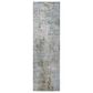 Dalyn Rug Company Kochi Teal, Coral, Ivory, Silver and Seafoam 2"3" x 7"6" Runner, , large