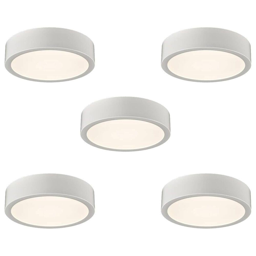 Claxy LED Recessed Lighting Dimmable Downlight in Bright White (Set of 5), , large