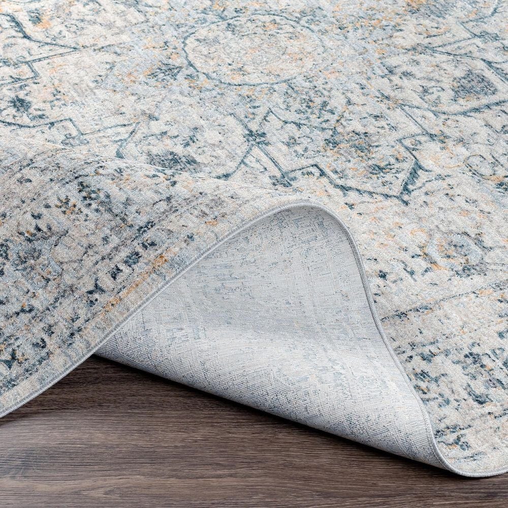 Surya Laila LAA-2311 2&#39; x 3&#39; Teal, Sage, Saffron, Gray and Cream Area Rug, , large