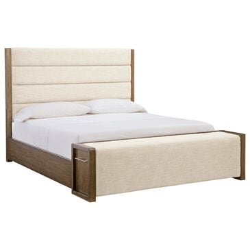 Ashley Marxmore California King Upholstered Storage Panel Bed in Brown, , large