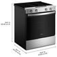 Whirlpool 30" Gas Range in Stainless Steel, , large
