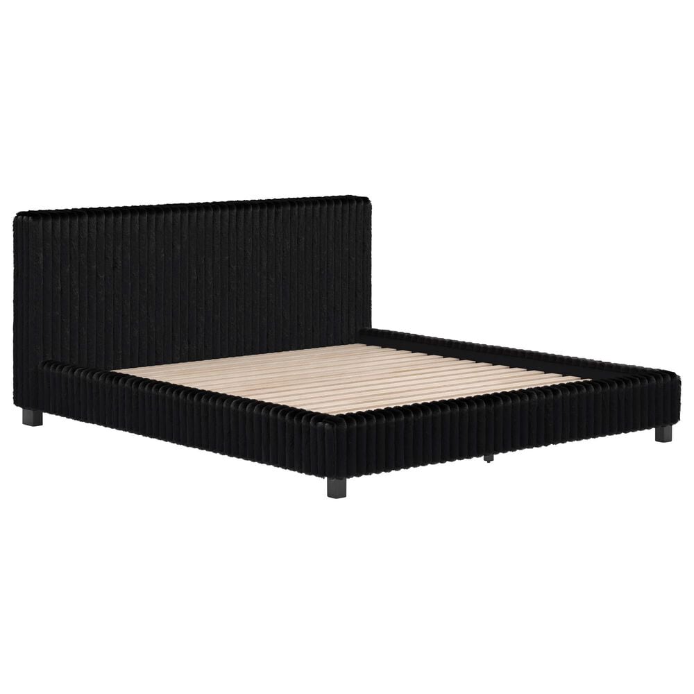 Ashley Zuraleus 5-Piece California King Platform Bedroom Set in Matte Black, , large