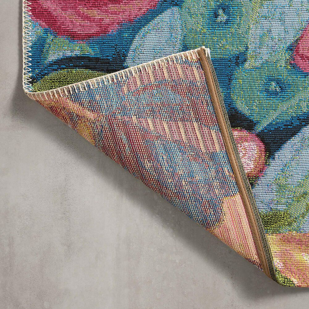 Loloi II Botanical 7&#39;10&quot; x 11&#39;2&quot; Navy and Multicolor Area Rug, , large