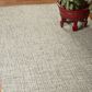L&R Resources Criss Cross Silver and Ivory 5" x 7"9" Area Rug, , large