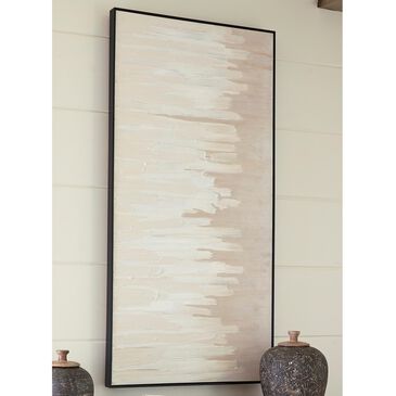 Signature Design by Ashley Jennaya Wall Art in Tan/White, , large