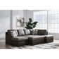 Ashley Castille Way Oversized Accent Ottoman in Fossil, , large