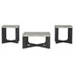Ashley Sharstorm 3-Piece Table Set in Charcoal Gray, , large