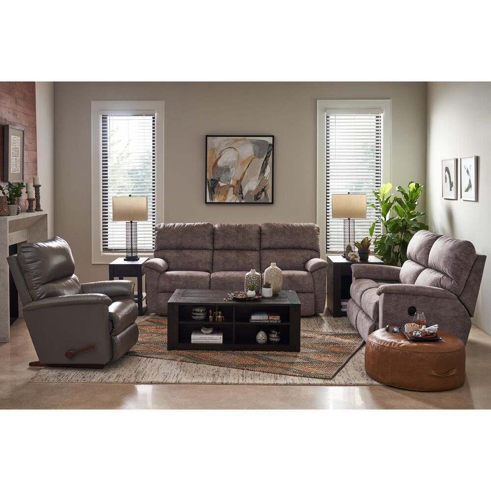 La-Z-Boy Brooks Manual Reclining Sofa in Mushroom, , large