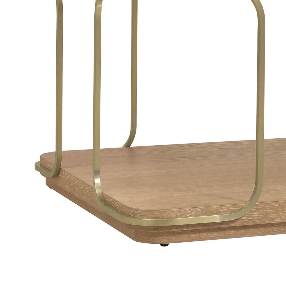 Hooker Furniture Banyon Bay Cocktail Table in Desert Oak and Brushed Brass, , large