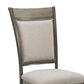 Linon Home Decor Franklin Side Chair in Warm Pewter and Grey, , large