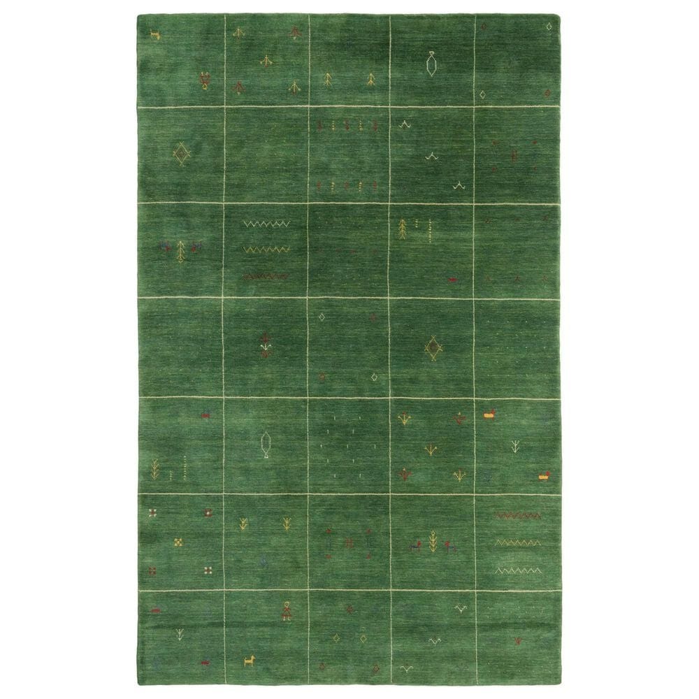 Capel Zagros 3493RS03000500220 3" 0" x 5" 0" Verdant Green Area Rug, , large