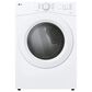 LG 7.4 Cu. Ft. Ultra Large Capacity Smart Front Load Electric Dryer in White, , large